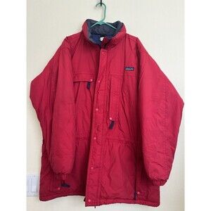 Vtg Patagonia‎ Insulated DAS Puffer Jacket 90's Parka Red Blue Mens L 84161 F3